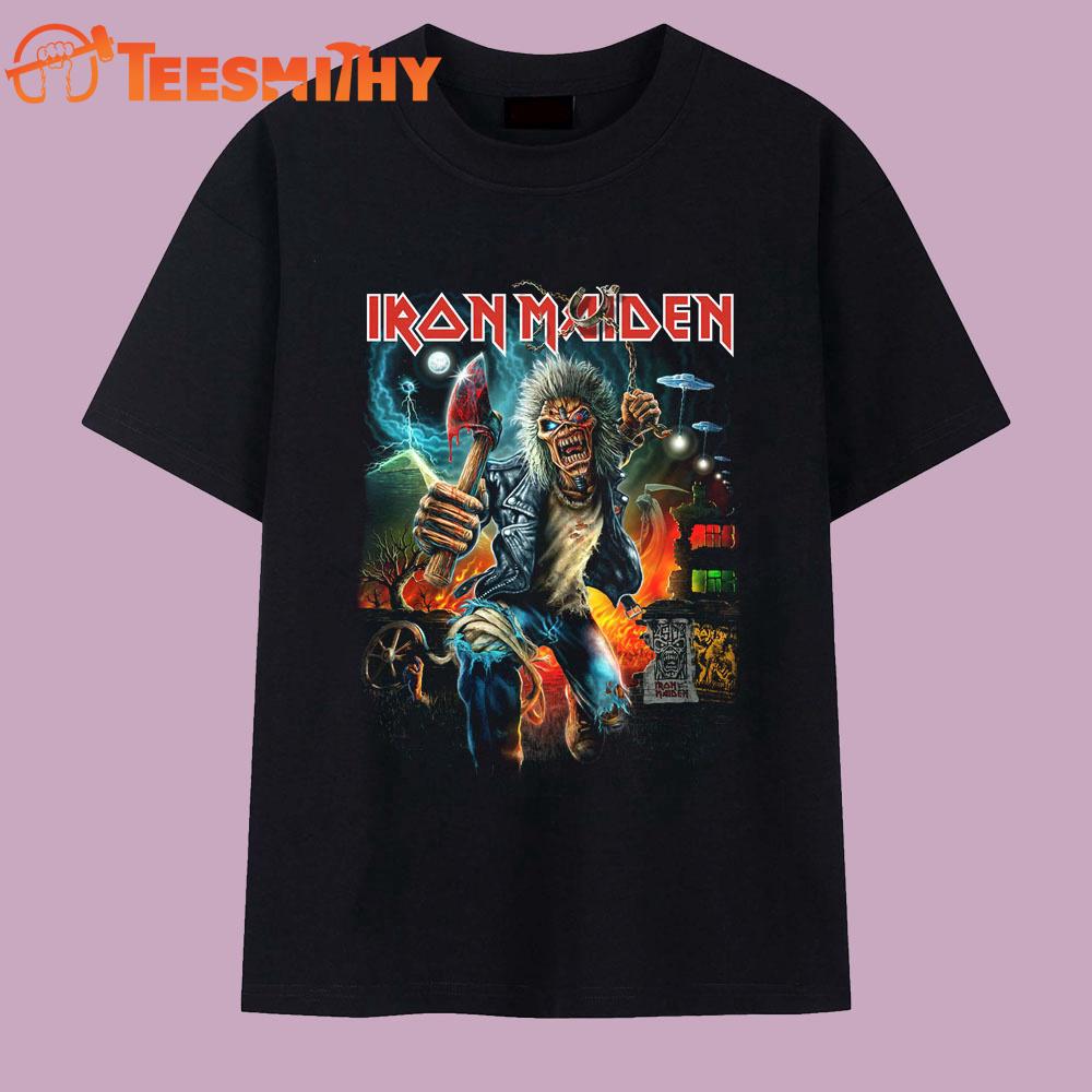 Iron Maiden Run For Your Lives World Tour 2025-26 Vintage T Shirt