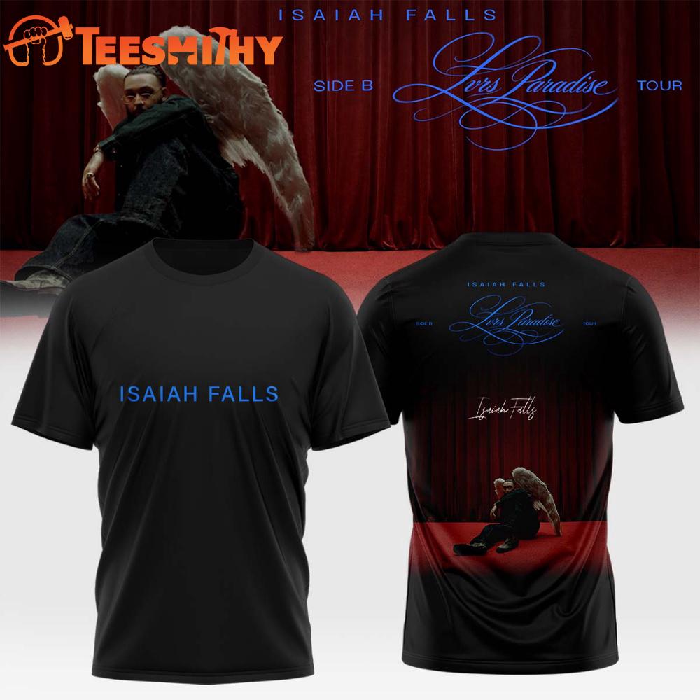 Isaiah Falls Lvrs Paradise Side B Tour 2026 Limited Edition Signature T Shirt