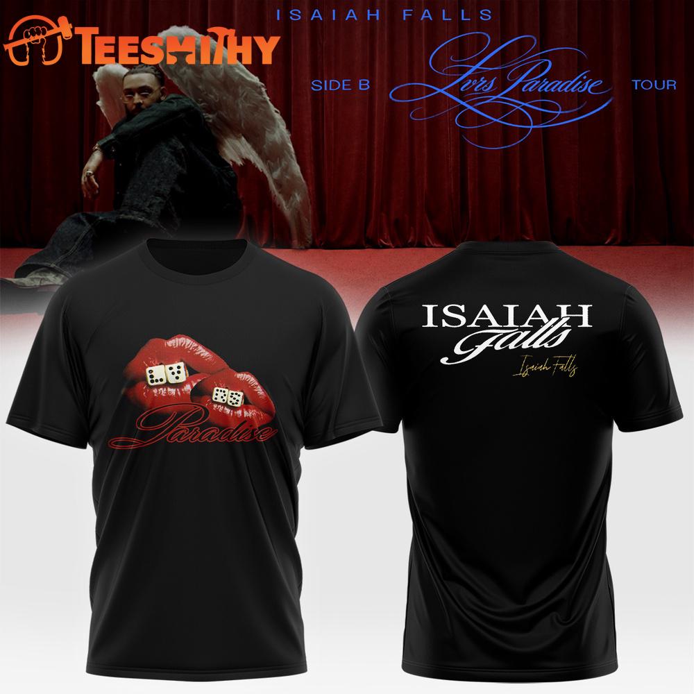 Isaiah Falls Lvrs Paradise Side B Tour 2026 Signature 3D Shirt