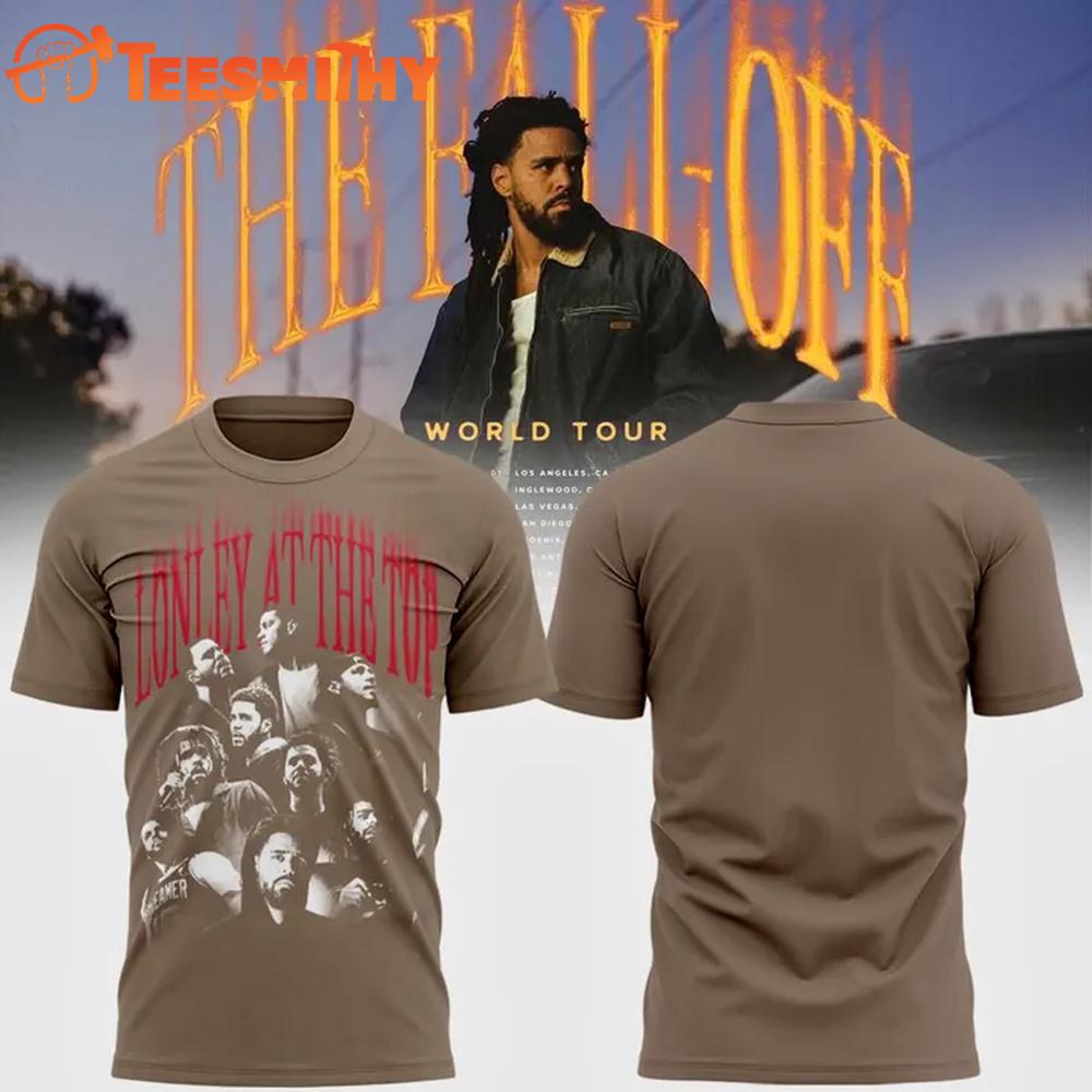 J. Cole The Fall-Off World Tour 2026 Special New T Shirt