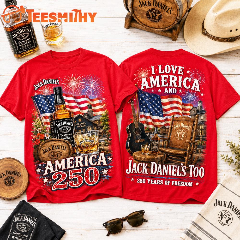 Jack Daniel's America 250 Years Of Freedom 3D Shirt