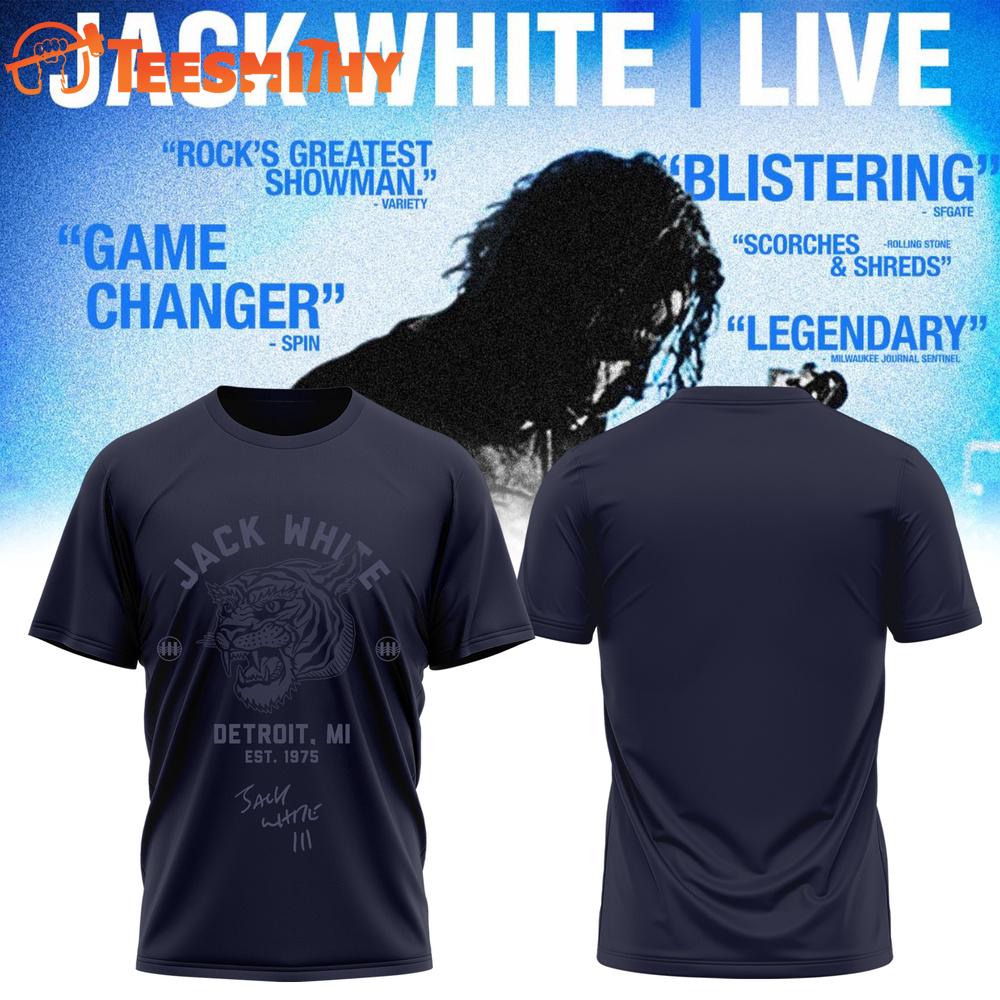 Jack White Live 2026 Special New 3D Shirt
