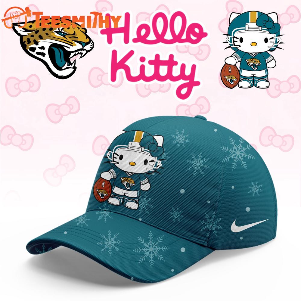 Jacksonville Jaguars 2025 Football Christmas Hello Kitty Limited Cap