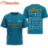 Jacksonville Jaguars 2025 Football Schedule Unisex 3D Shirt