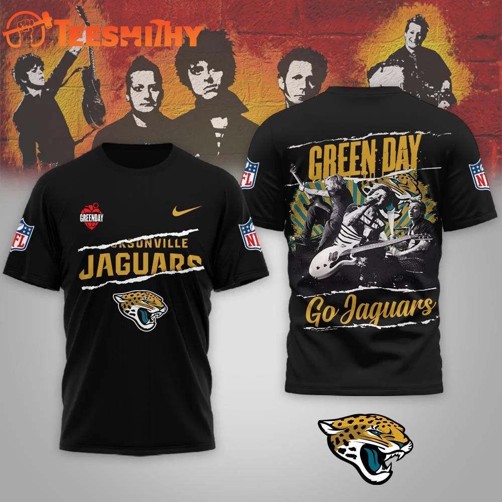 Jacksonville Jaguars 2026 Football Super Bowl LX x Green Day All Over Print Shirt