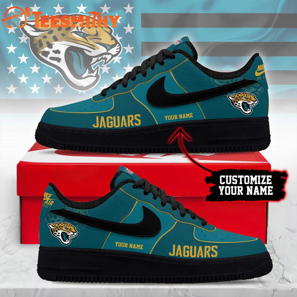 Jacksonville Jaguars 2026 NFL Custom Air Force 1 Shoes Sneaker