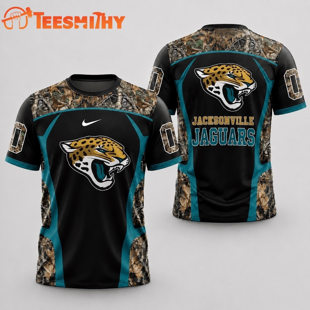 Jacksonville Jaguars 2026 NFL Hunting Camo 3D Shirt