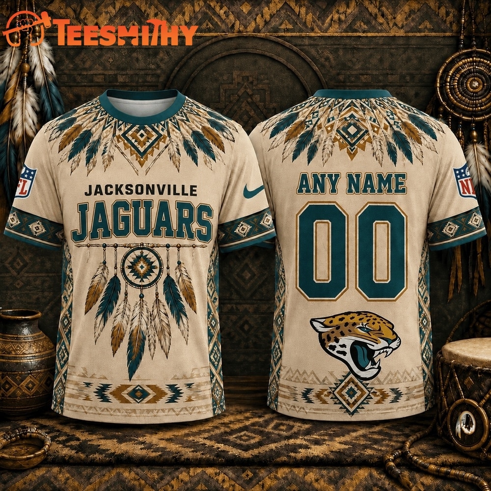 Jacksonville Jaguars 2026 NFL Native American Heritage 3D Shirt