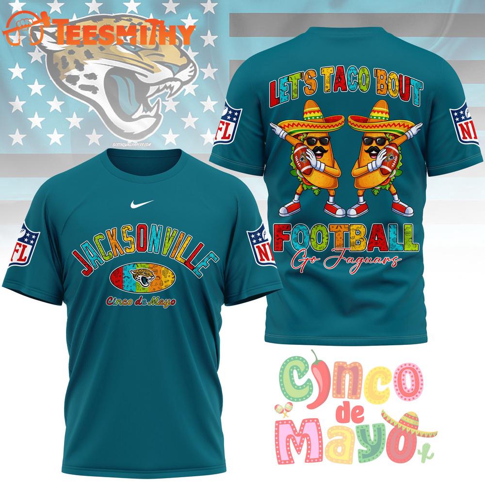 Jacksonville Jaguars 2026 NFL Taco Cinco de Mayo New Design 3D Shirt