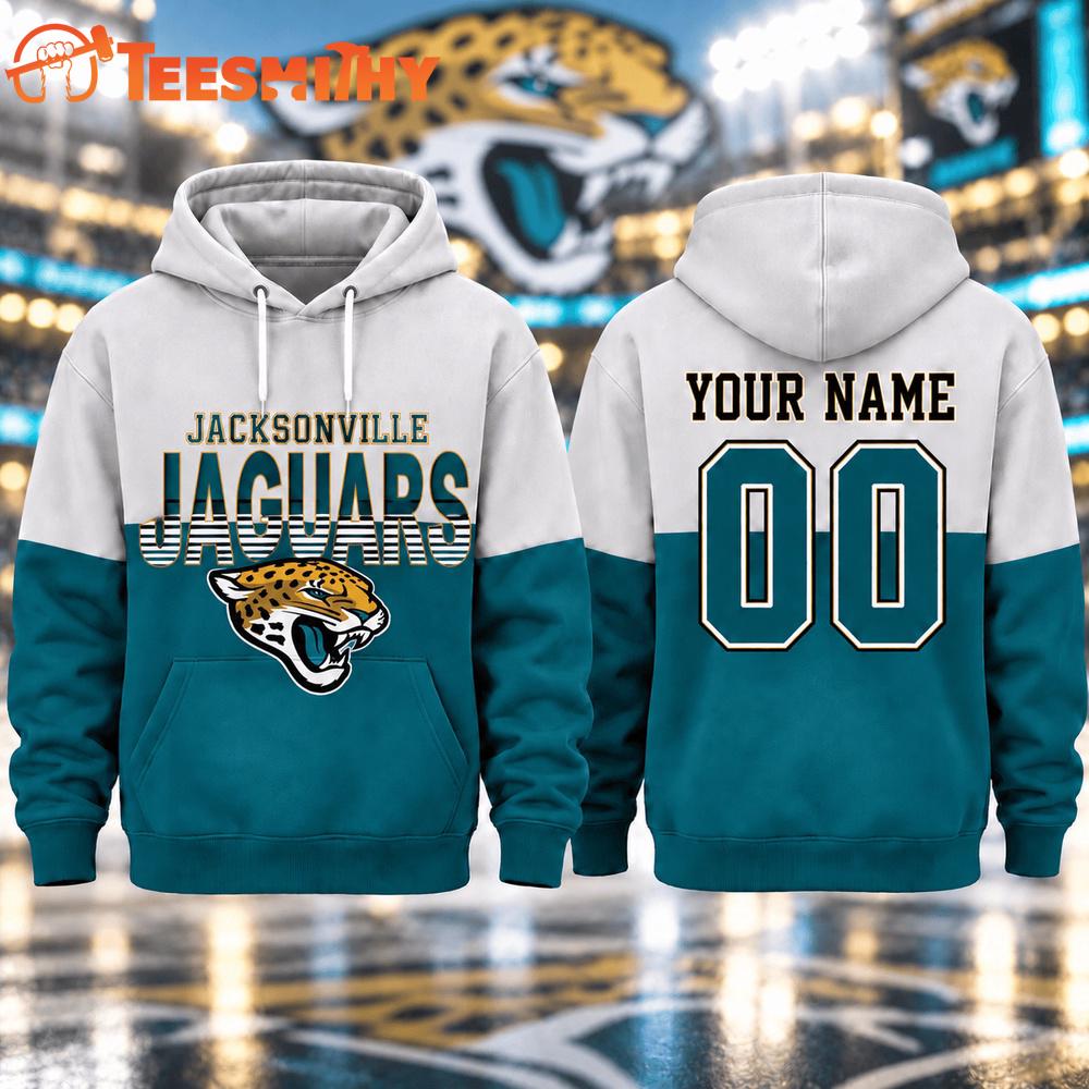 Jacksonville Jaguars 2026 NFL Varsity Stripe Hoodie