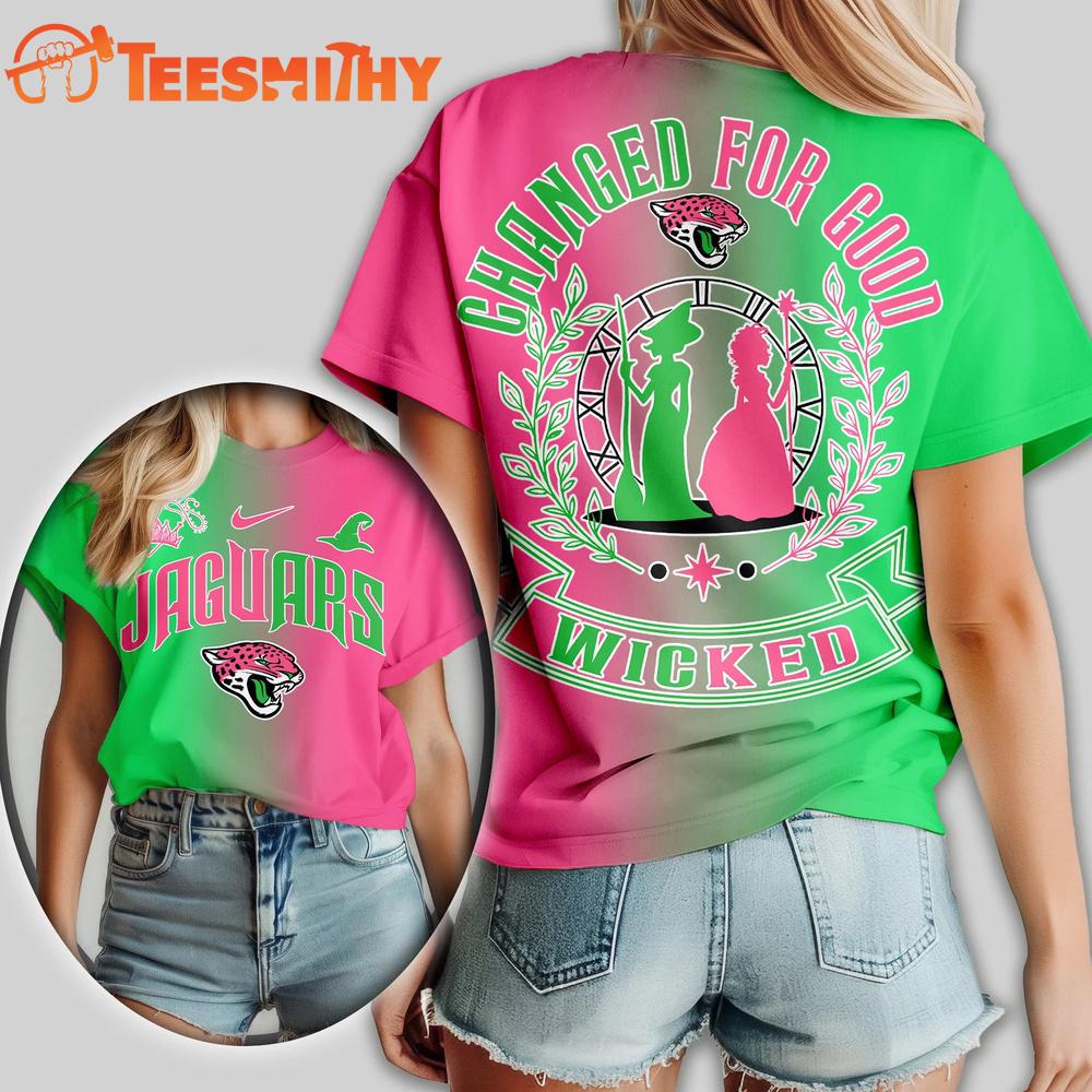 Jacksonville Jaguars 2026 NFL Wicked Changed For Good Unisex 3D Shirt