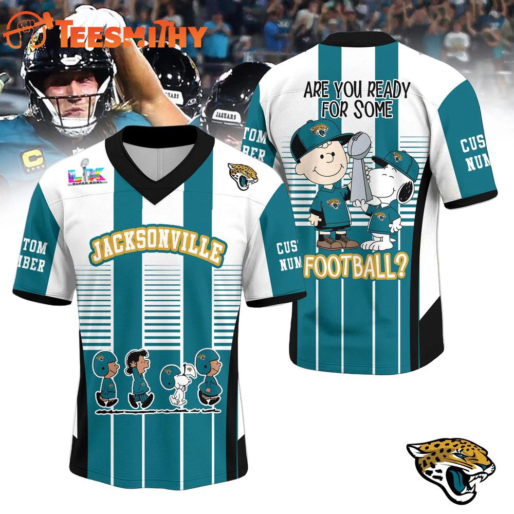 Jacksonville Jaguars 2026 Super Bowl x Peanut Snoopy Football Jersey