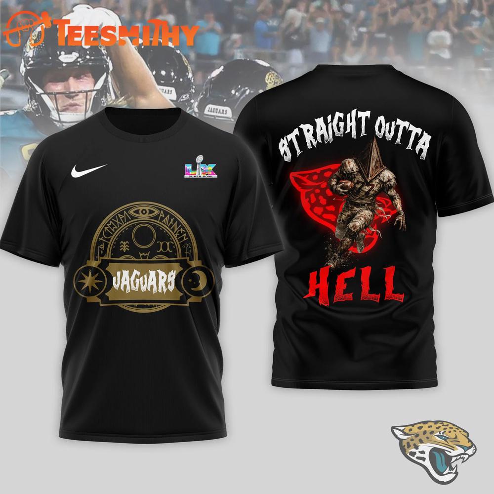 Jacksonville Jaguars NFL 2026 Super Bowl x Silent Hill 3D Shirt