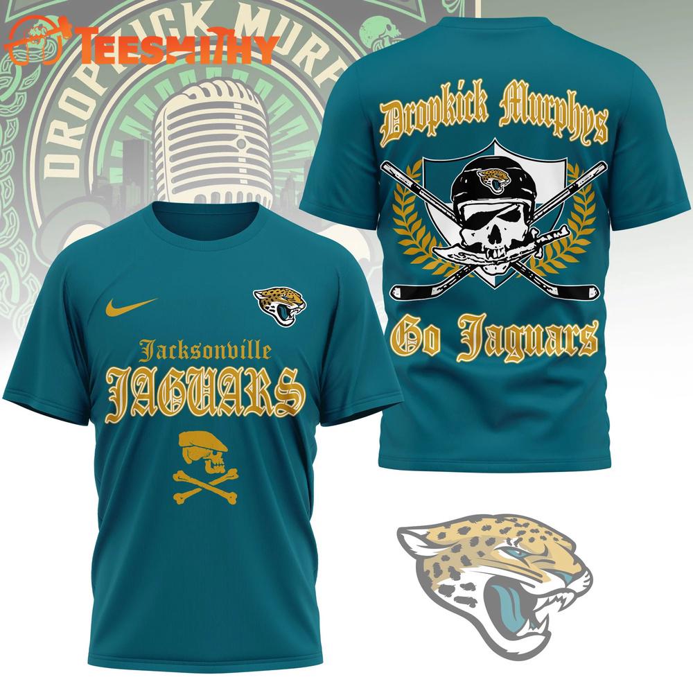Jacksonville Jaguars NFL Dropkick Murphys Fan 3D T Shirt