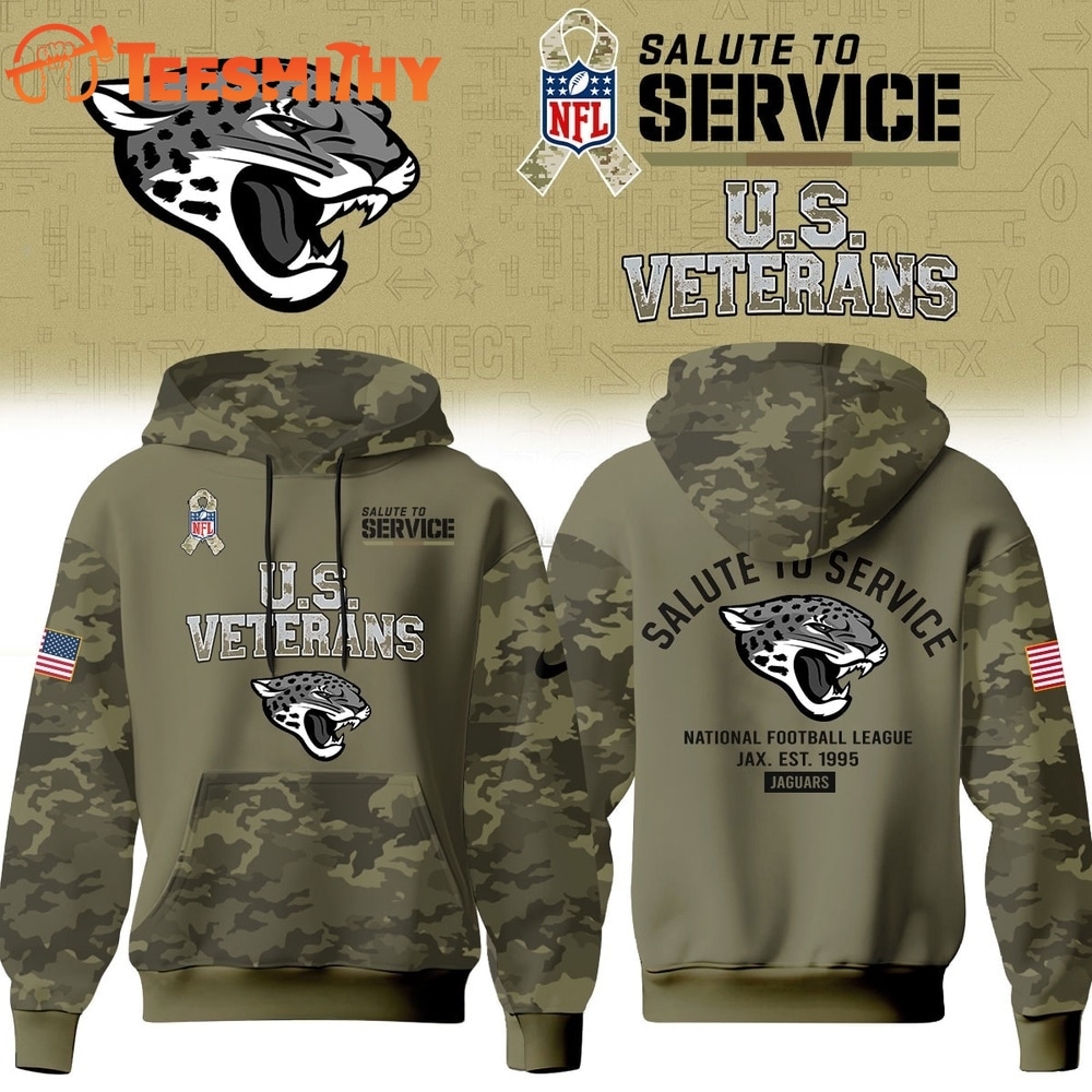 Jacksonville Jaguars NFL US Veterans Salute To Service 2026 Hoodie Shirt
