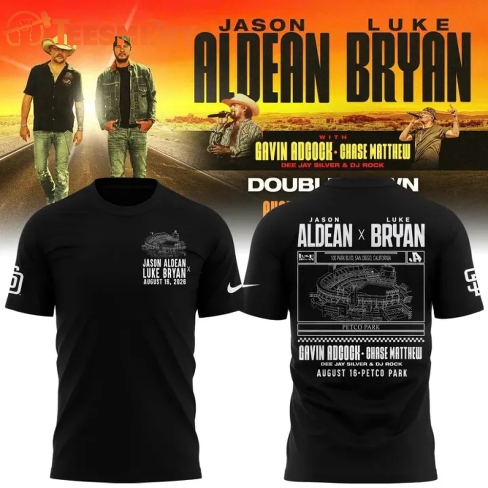 Jason Aldean and Luke Bryan x San Diego Padres Limited Edition 2026 T Shirt