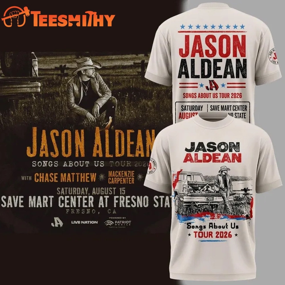 Jason Aldean Songs About Us Tour 3D Shirt