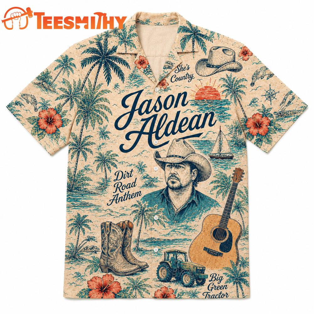 Jason Aldean Tropical Summer Vibes Hawaiian Shirt