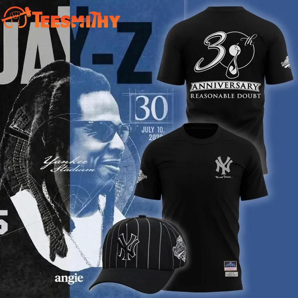 JAY-Z 30 Reasonable Doubt Yankees T Shirt