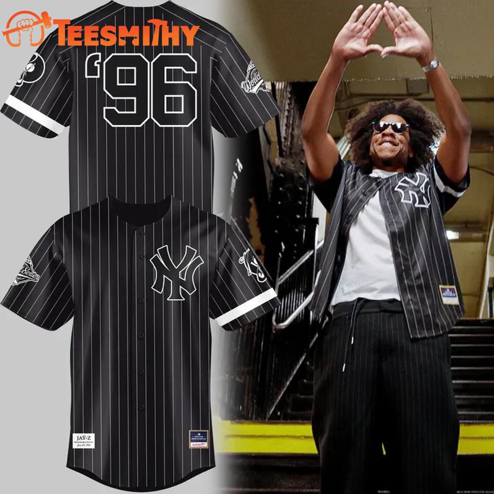 JAY-Z30 Reasonable Doubt x New York Yankees 2026 Black Baseball Jersey