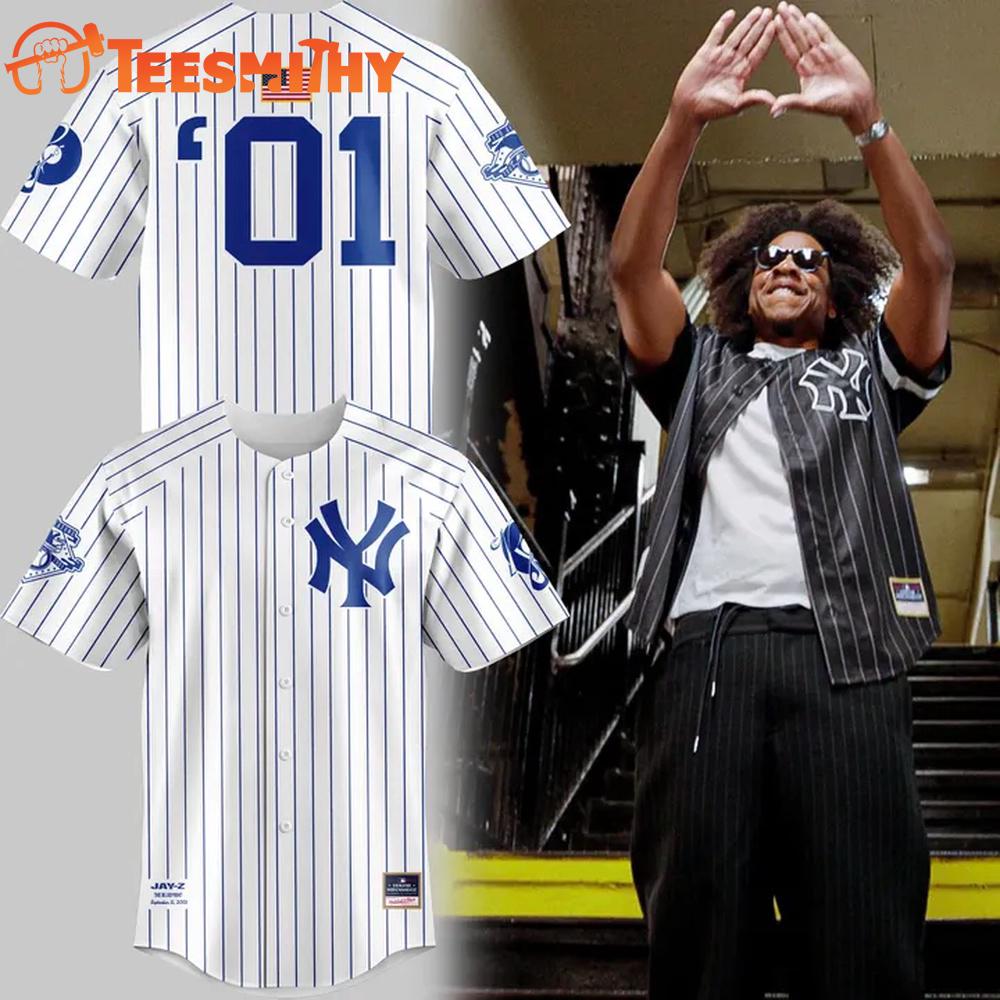 JAY-Z30 Reasonable Doubt x New York Yankees 2026 White Baseball Jersey