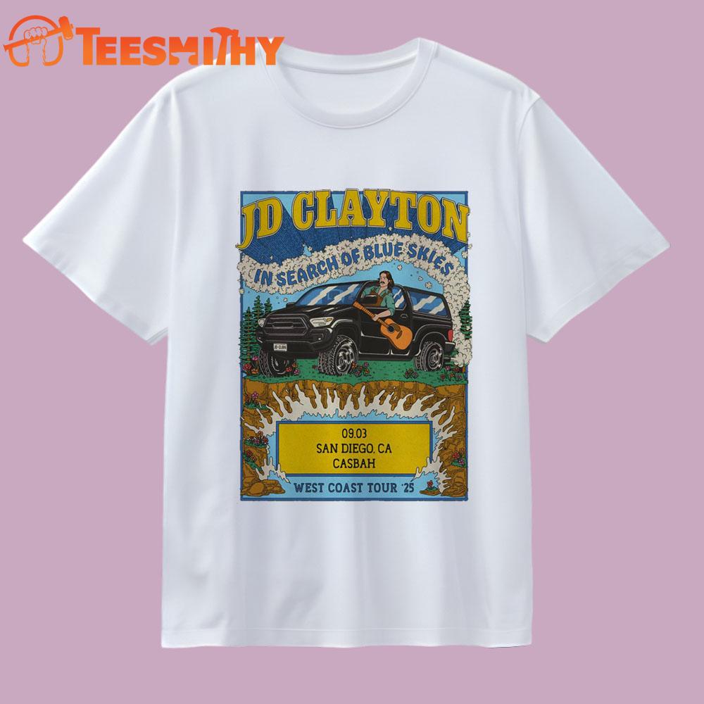 JD Clayton 9-3-2025 In San Diego CA T Shirt JD Clayton 9-3-2025 In San Diego CA T Shirt