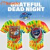 Jersey Shore BlueClaws x Grateful Dead Night Baseball Jersey