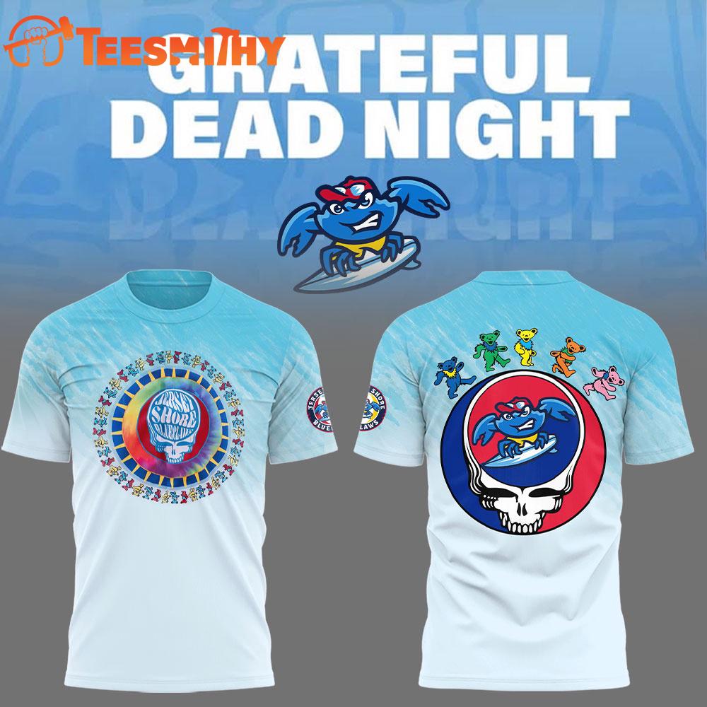 Jersey Shore BlueClaws x Grateful Dead Night Limited Edition T Shirt
