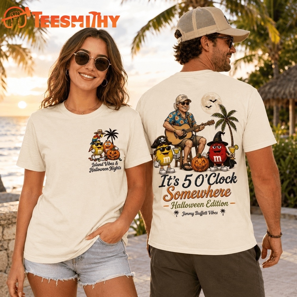 Jimmy Buffett x M&M Halloween 3D Shirt