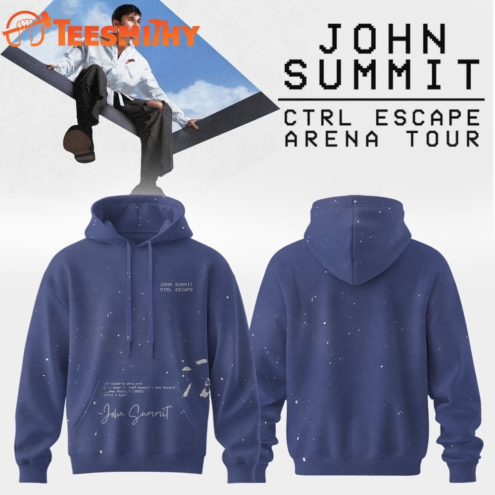 John Summit CTRL ESCAPE Arena Tour 2026 Signed Hoodie