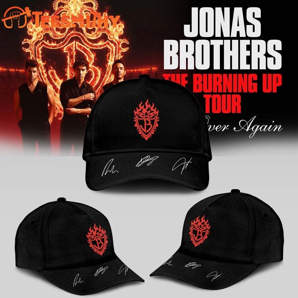 Jonas Brothers The Burning Up Tour 2026 Signature Cap