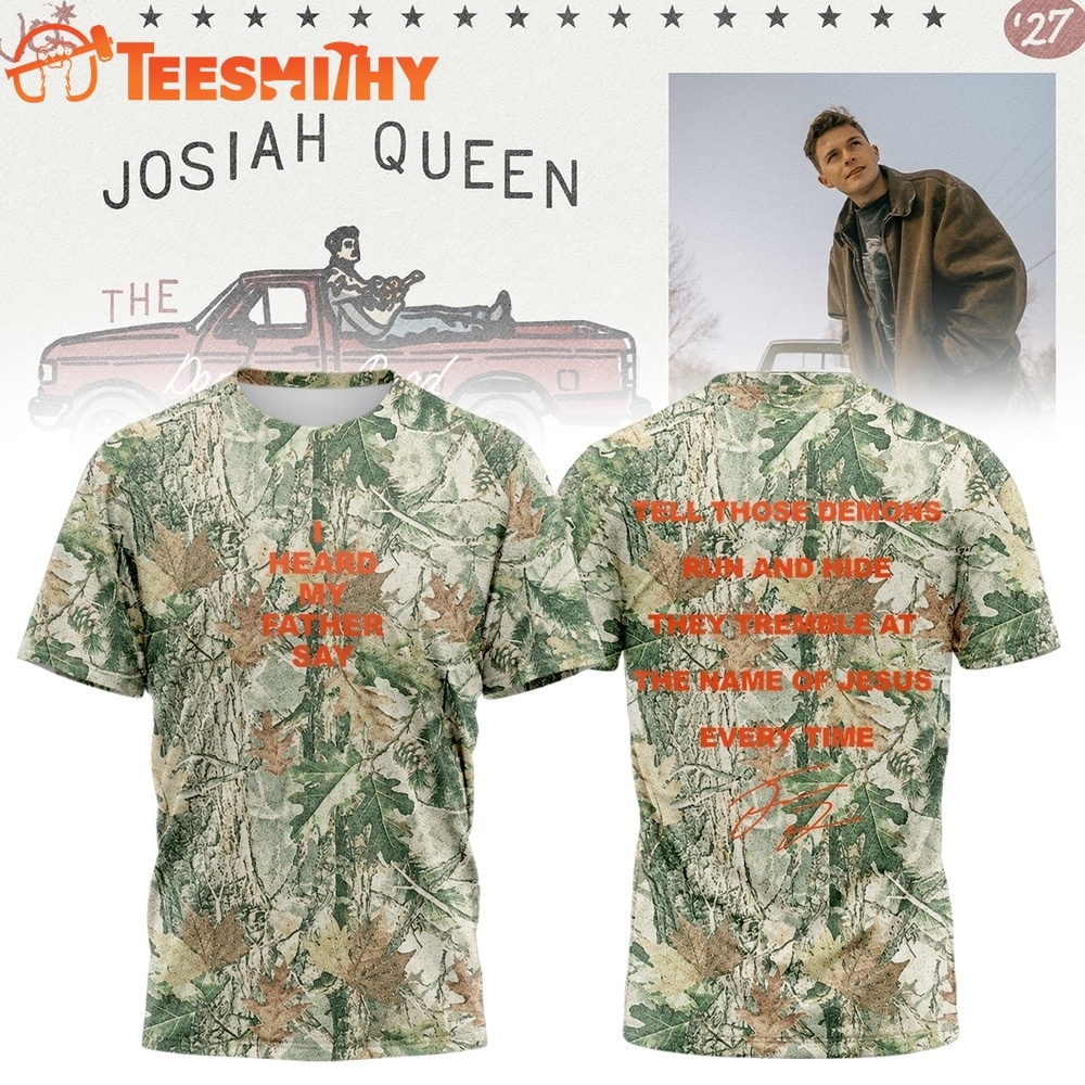 Josiah Queen Damascus Road Tour 2027 Limited Edition Signature T Shirt