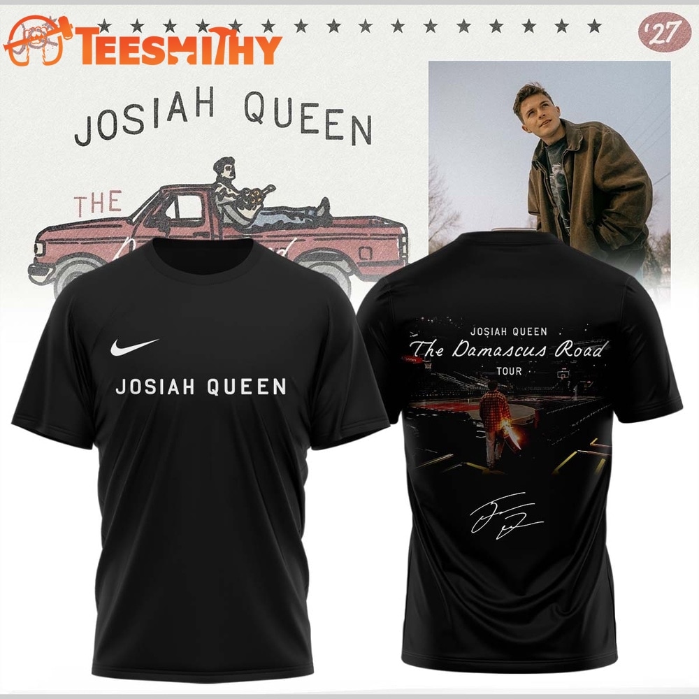 Josiah Queen Damascus Road Tour 2027 Signed 3D Shirt