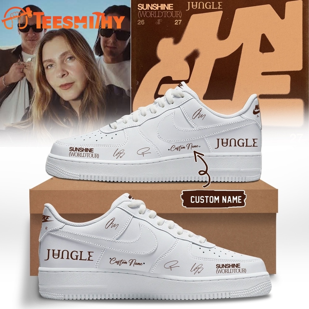 Jungle Sunshine World Tour 2026 27 Limited Edition Signature White Air Force 1 Shoes Sneakers