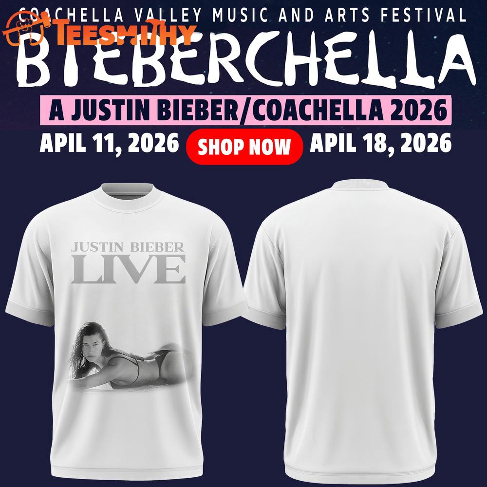 Justin Bieber Coachella 2026 Limited Edition White T Shirt
