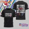 Indianapolis Colts 2025 NFL Crucial Catch Intercept Cancer We Fight Together 3D Shirt