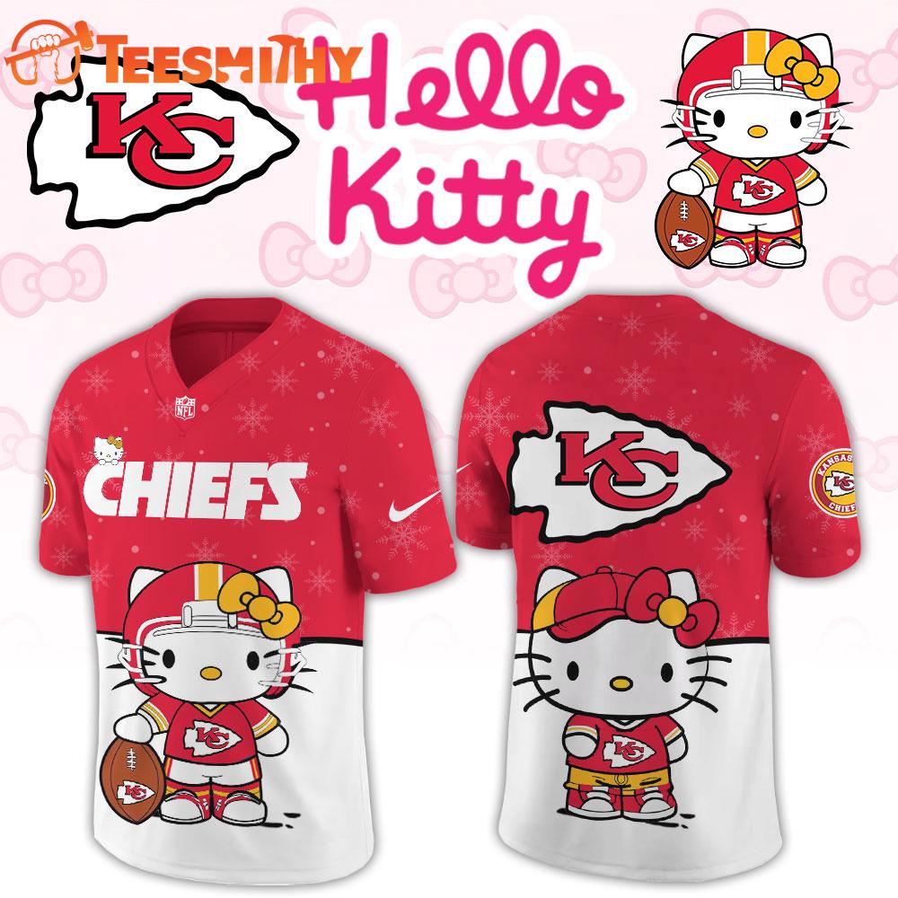 Kansas City Chiefs 2026 NFL Hello Kitty Limited New Football Jersey