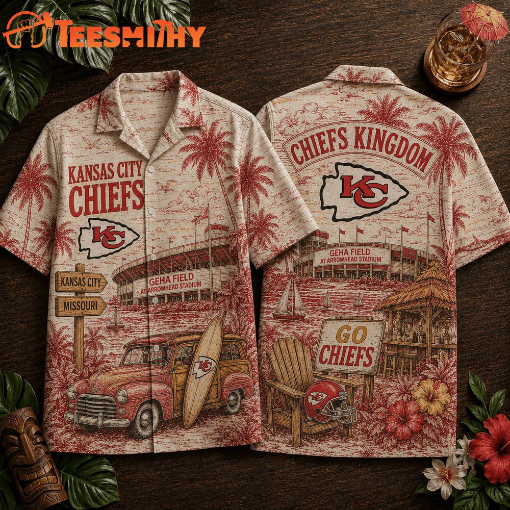 Kansas City Chiefs 2026 NFL Summer Vintage Hawaiian Shirt