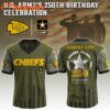 Kansas City Chiefs 250 U.S. ARMY 2025 Football Jersey