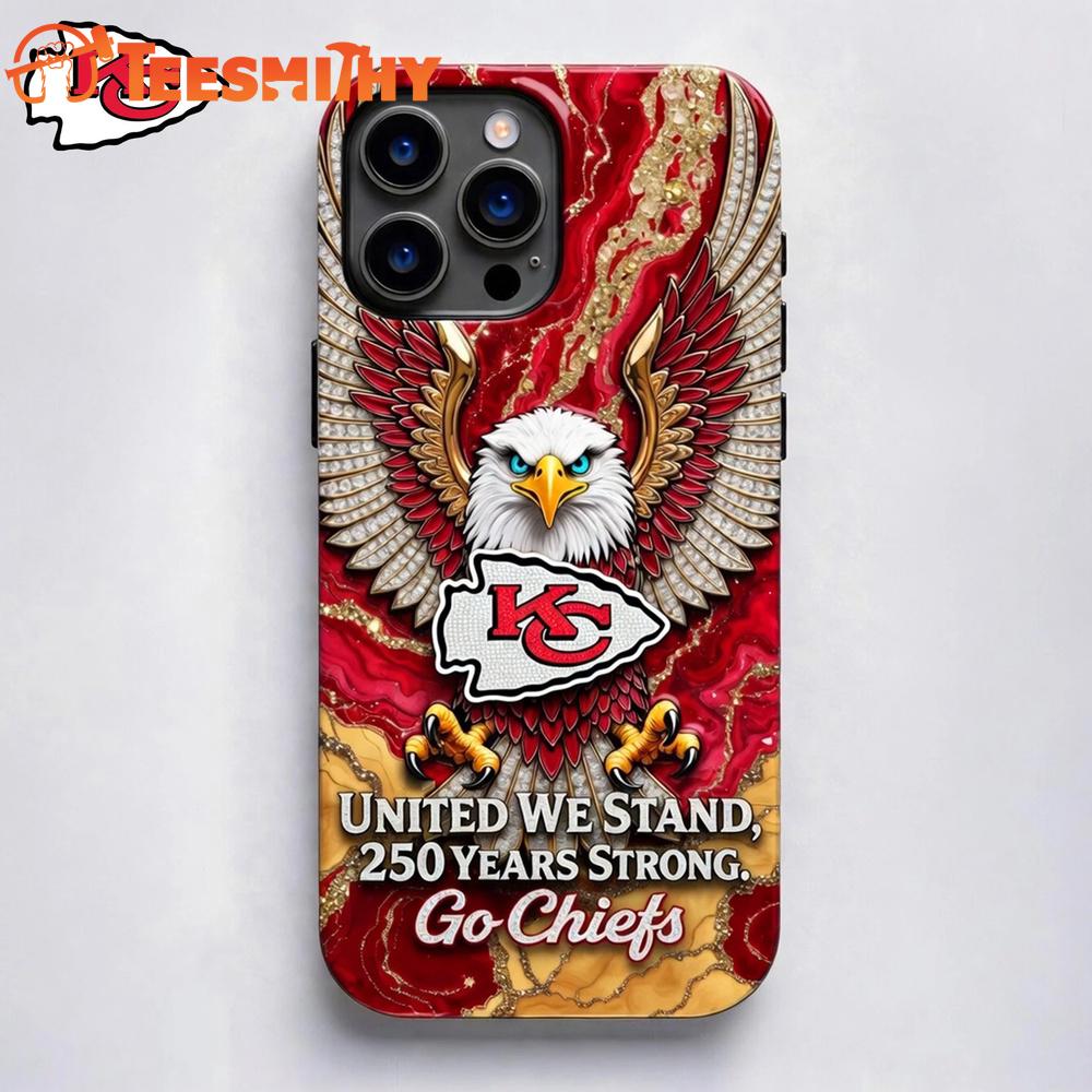 Kansas City Chiefs NFL 250 Years Of America Freedom Phone Case