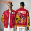 Kansas City Chiefs NFL Chasing Greatness Personalized Varsity Jacket