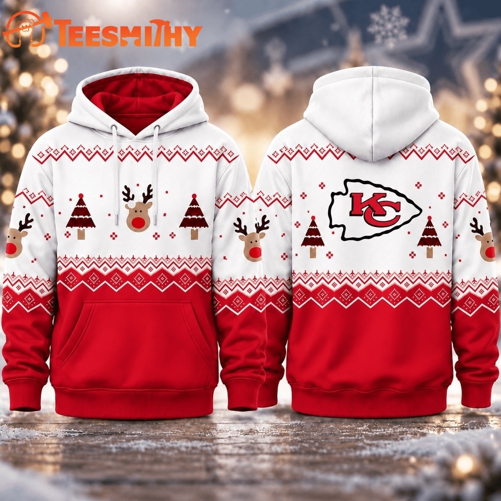 Kansas City Chiefs NFL Christmas Game Day Hoodie Shirt
