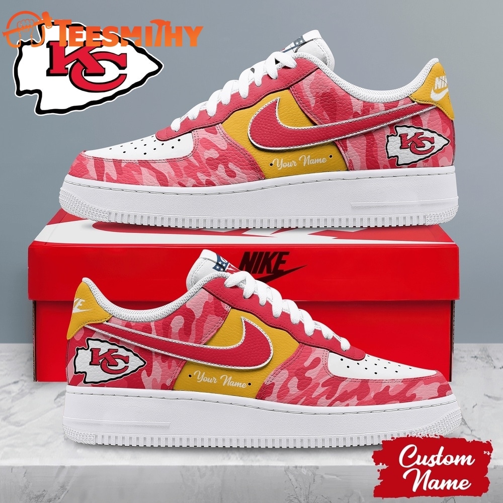 Kansas City Chiefs NFL End Zone Energy Air Force 1 Sneaker Shoes