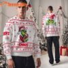 Kansas City Chiefs NFL Grinch Santa Hats Ugly Christmas Sweater
