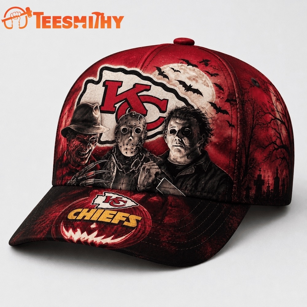 Kansas City Chiefs NFL Horror Night Halloween 2026 Design Classic Cap