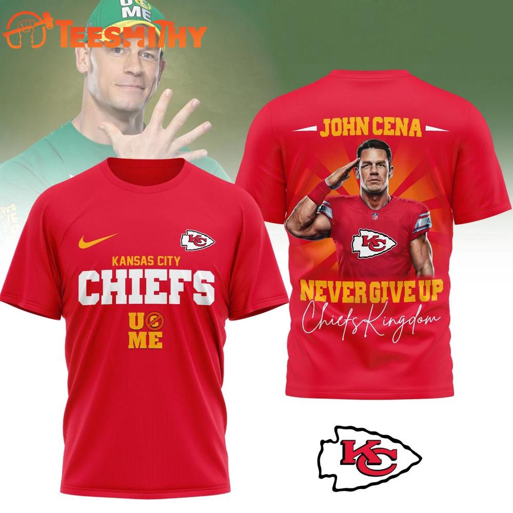 Kansas City Chiefs NFL John Cena Fan Special New 3D Shirt