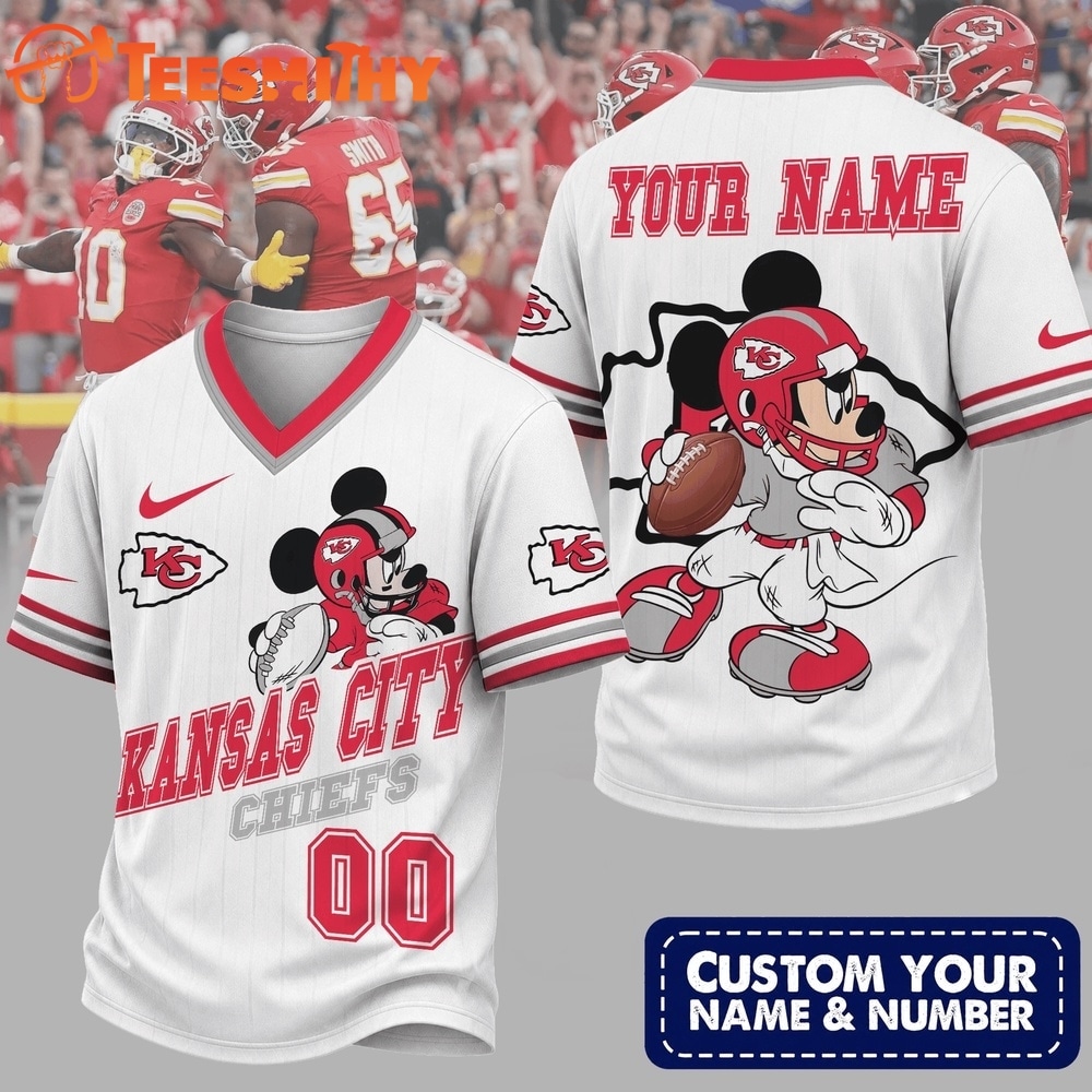 Kansas City Chiefs NFL Mickey Quarterback Football Jersey