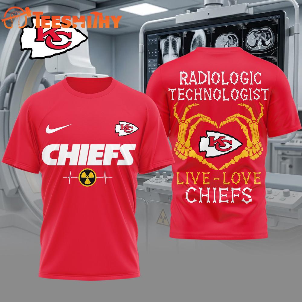 Kansas City Chiefs NFL Radiology Technologist Game Day 3D Shirt