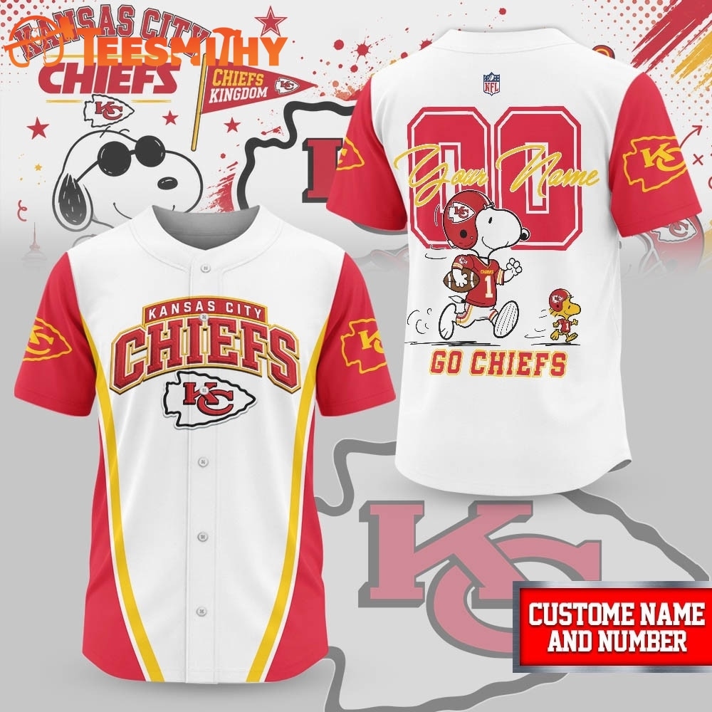 Kansas City Chiefs NFL Snoopy Ultimate Game Day Personalized Jersey Shirt