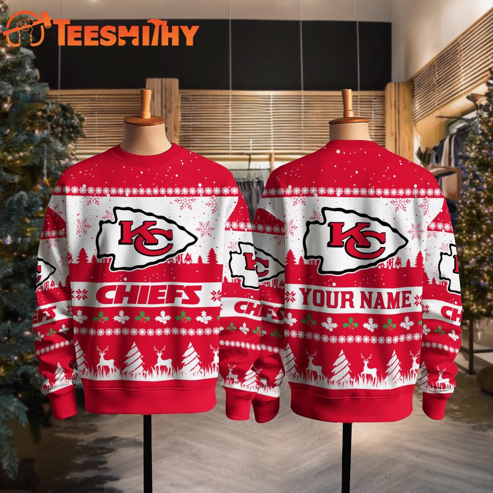 Kansas City Chiefs NFL Snow Ugly Christmas Sweater Kansas City Chiefs NFL Snow Ugly Christmas Sweater